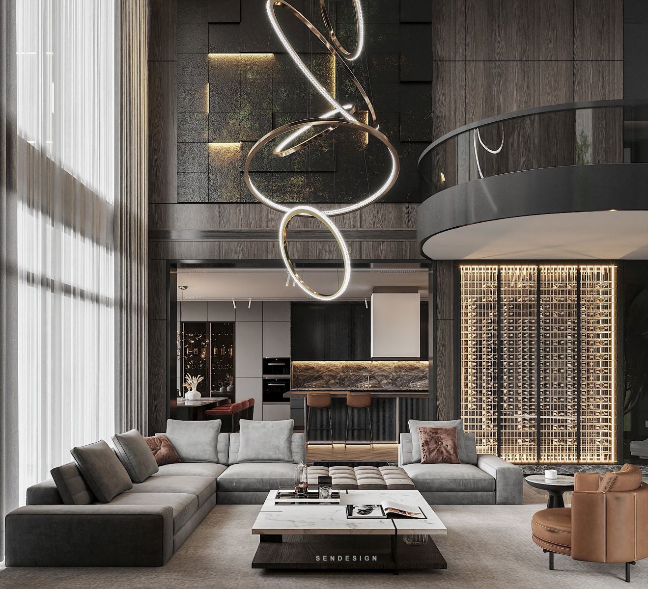 Thiết Kế Nội Thất căn hộ Duplex