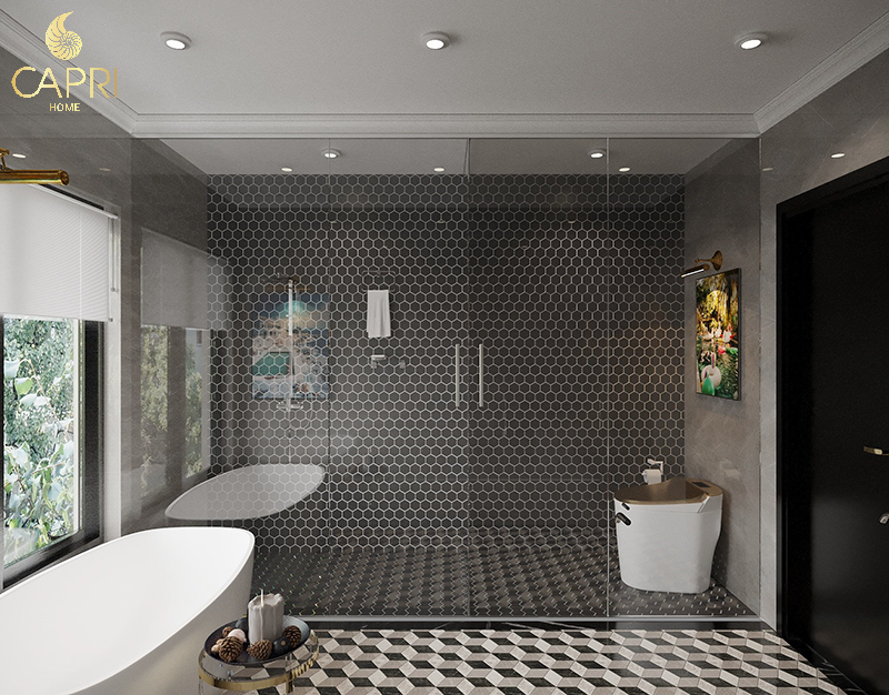 Phòng tắm chung cư