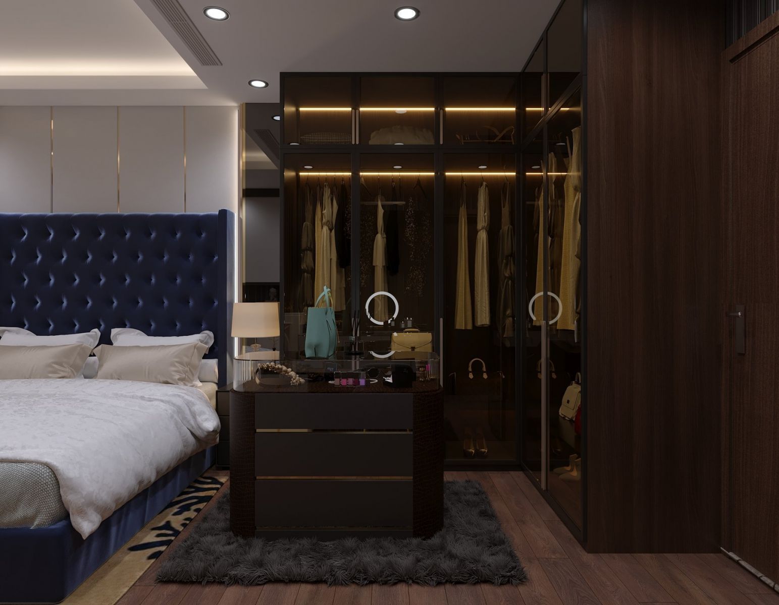 Thiết Kế phòng ngủ master