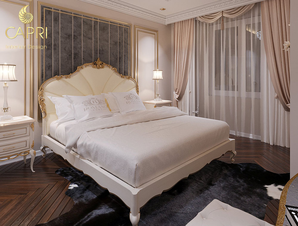 Chung cư 2 phòng ngủ tân cổ điển